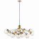 Silvarious 12 Light Linear Chandelier Convertible in Champagne Bronze (12|52703CPZCLR)