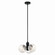 Silvarious Three Light Chandelier/Semi Flush in Black (12|52700BK)