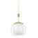 Clementon One Light Pendant in Aged Brass (70|7317-AGB)