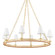 Swanton Eight Light Chandelier in Aged Brass (70|4408-AGB)