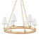 Swanton Six Light Chandelier in Aged Brass (70|4406-AGB)