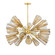 Hartwood 25 Light Chandelier in Aged Brass (70|2045-AGB)