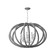 Lewiston Six Light Chandelier in White Plaster (70|1208-WP)