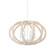 Lewiston Six Light Chandelier in White Plaster (70|1206-WP)