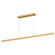 Vega LED Linear Pendant in Brushed Gold (347|LP10356-BG-2700K)