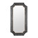 Farra Wall Mirror in Cerused Black/Weathered Brass (137|449MI28A)