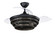 Whiskey 42 Hidden Blades 42'' Ceiling Fan in Flat Black (46|WHS42FBGW3)