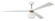 Otto 60'' Ceiling Fan in White/Satin Brass (46|OTT60WSB3)
