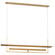 Tristan LED Linear Chandelier in Hand-Rubbed Antique Brass (268|IKF 5140HAB)