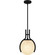 Quoizel Pendant One Light Pendant in Matte Black (10|QP6741MBK)