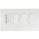 1 TIMER+3 DIMMER, COMPLETE, WH in White (40|EFSWTD3)