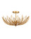 Leaflace Four Light Semi-Flush Mount in Contemporary Gold Leaf/Contemporary Gold (142|9000-1228)