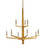 Goldfinch Nine Light Chandelier in Washed Lucerne Gold (142|9000-1212)
