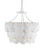 Tulum Three Light Chandelier in White/Sugar White (142|9000-1202)