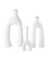 Zante Vase Set of 3 in Matte White (142|1200-0889)