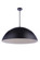 Sculptural Statement Pendants LED Pendant in Flat Black (46|P1001FB-LED)