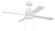 McCoy 52 4 Blade with Pull Chains 52'' Ceiling Fan in White (46|MCY52W4-PC)