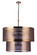Mesh Nine Light Pendant in Satin Brass (46|58999-SB)
