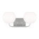 Rory Two Light Vanity in Brushed Steel (1|GLV1012EN3/BS)