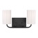 Rhett Two Light Vanity in Midnight Black (1|GLV1002EN3/MBK)