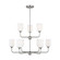 Emile Nine Light Chandelier in Brushed Steel (1|GLC1109EN3/BS)