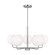 Rory Five Light Chandelier in Brushed Steel (1|GLC1055EN3/BS)