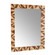 Calico Mirror in Blonde Straw Marquetry/Plain (314|WMS04)
