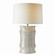 Destin One Light Table Lamp in Moon Storm/Antique Brass/Off-White/Off-White (314|PTS13-SH037)