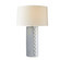 DiMaggio One Light Table Lamp in Glacial Reactive/Polished Nickel/Ivory/Off-White (314|PTC30-167)