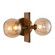 Chamberlin Two Light Wall Sconce in Smoke/Antique Brass (314|DWI19)