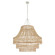 Tulane Eight Light Chandelier in Natural/Natural/White (314|DLS13)