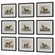 Equine Dynasty Framed Prints, S/9 in Dark Walnut (52|32343)