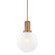 Tobias One Light Pendant in Patina Brass (67|F4616-PBR)