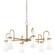 Maple Six Light Chandelier in Patina Brass (67|F3430-PBR)