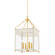 Rosalie Four Light Lantern in Aged Brass (428|H932704S-AGB/SCR)