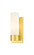Downtown Urban One Light Wall Sconce in Satin Gold (405|617-1W-SG-G617-8WH)