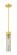 Downtown Urban One Light Mini Pendant in Satin Gold (405|617-1S-SG-G617-11SM)