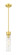 Downtown Urban One Light Mini Pendant in Satin Gold (405|617-1S-SG-G617-11DE)
