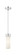 Downtown Urban One Light Mini Pendant in Polished Chrome (405|617-1S-PC-G617-8SWH)