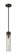 Downtown Urban One Light Mini Pendant in Oil Rubbed Bronze (405|617-1S-OB-G617-11SM)