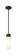 Downtown Urban One Light Mini Pendant in Matte Black (405|617-1S-BK-G617-8SWH)