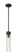 Downtown Urban One Light Mini Pendant in Matte Black (405|617-1S-BK-G617-11SCL)