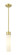 Downtown Urban One Light Mini Pendant in Antique Brass (405|617-1S-AB-G617-11WH)