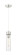 Downtown Urban One Light Mini Pendant in Satin Nickel (405|617-1P-SN-G617-11CL)