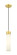Downtown Urban One Light Mini Pendant in Satin Gold (405|617-1P-SG-G617-11SWH)