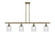 Ballston Four Light Island Pendant in Antique Brass (405|516-4I-AB-G559-5SDY)