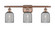 Ballston Three Light Bath Vanity in Antique Copper (405|516-3W-AC-G559-5SM)