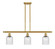 Ballston Three Light Island Pendant in Satin Gold (405|516-3I-SG-G559-5SDY)