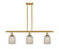 Ballston Three Light Island Pendant in Satin Gold (405|516-3I-SG-G559-5ME)