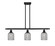 Ballston Three Light Island Pendant in Matte Black (405|516-3I-BK-G559-5SM)